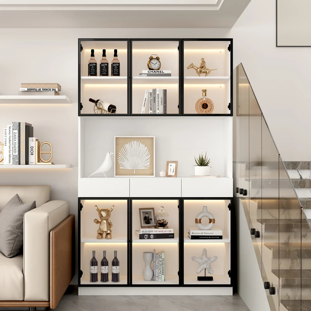Vitrine LED Scandinave
