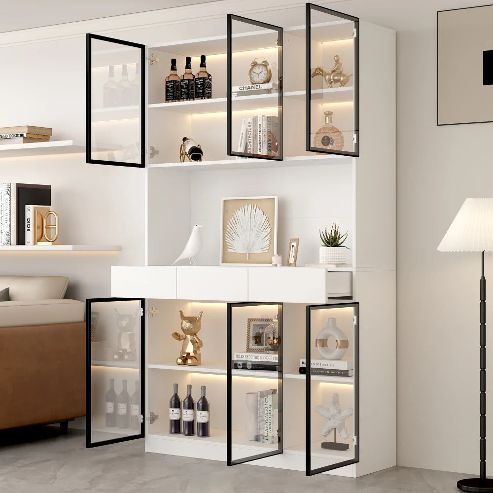 Vitrine LED Scandinave