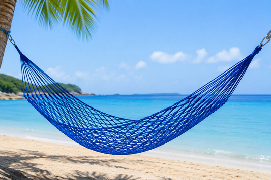 Hamac Filet Suspendu - Détente Jardin & Plage